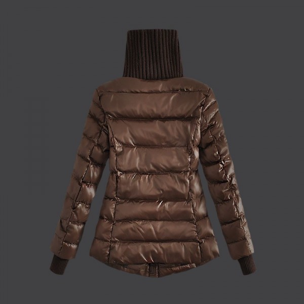 Moncelr Donna Giù cappotto di lana del collare di rame Giallo Presa M1059